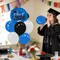 Graduation Party Balloons 2026 – Blue & Black Balloon Stand Table Centerpiece Set (4 Kits) for Class of 2026 Decorations